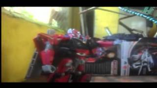 Transformers DOTM Ironhide Death StopMotion With Special Effects [upl. by Aynad]