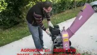 AGRINOVA  ZO555  BIO555  Biotrituratore  shredder Serie ZOE Prosumer [upl. by Hujsak]