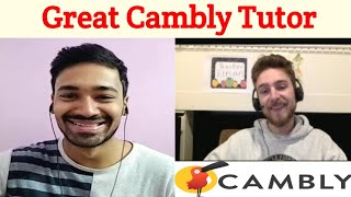 English Speaking Practice with Great Cambly Teacher  Cambly Conversation  Cambly English  Cambly [upl. by Rawlinson]