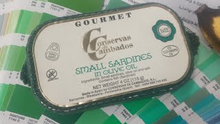 Conservas de Cambados small sardines review [upl. by Manara]