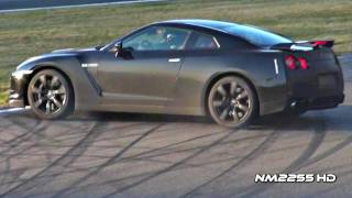 Nissan GTR R35 Loses Control on Track [upl. by Kaitlynn]