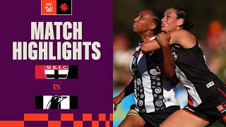 St Kilda v Collingwood Highlights  Round 4 2023  AFLW [upl. by Silera772]