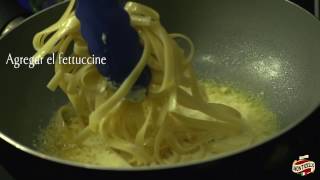 Fettuccine Monticello con setas en salsa alfredo [upl. by Stauder476]