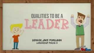 Qualities To Be A Leader [upl. by Aria]