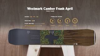 Arbor Snowboards  Westmark Camber Frank April 1920 [upl. by Sateia]