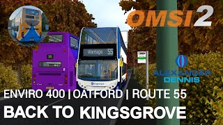 OMSI 2 Stagecoach midlands ADL Enviro 400 Voith MX56 PHA  19091 running the route 55 [upl. by Mari]