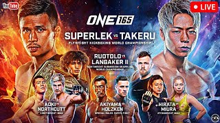 ONE Championship 165 Superlek vs Takeru  LIVE STREAM  KICKBOXING Championship  Fight Companion [upl. by Schindler]