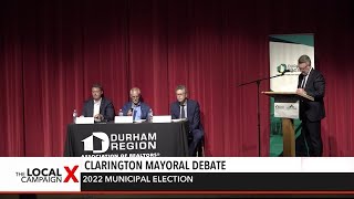 Rogers tv Durham Region  The Local Campaign Clarington Mayoral Forum [upl. by Zima]