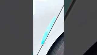 Car door handle guard warning stickercar sticker ledlights tint luminouse [upl. by Laersi]