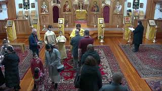 Divine Liturgy  Sunday March 3 2024 Beginning with Baptism [upl. by Cirdek53]