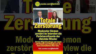 NewsTicker360 Interview Siemon alexander Welt Wissler Ampel Migration Phrasen dieLinke [upl. by Nikolos469]