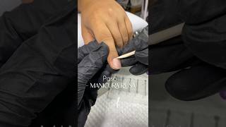 Manicura Rusa  PASO 1 📚 nailstutorial manicurarusa [upl. by Kenric]