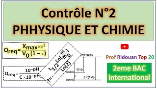 controle 2 deuxième Bac SMSVTPC [upl. by Llenahc]