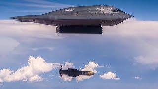 B2 Spirit Bomber Drops Massive Ordnance Penetrator Bomb [upl. by Singleton]