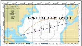 Great Circle Sailing  Vertex Shortest route  Great circle calculation [upl. by Erik]