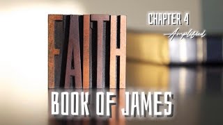 Bible Read Book of James Audible with Captions Chapter 4  Amplified Version [upl. by Cruz]