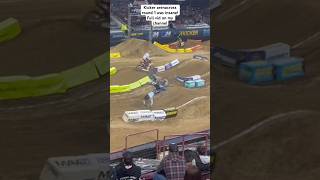 Kicker Arenacross Rd 1 Crash Highlight Reel compilation crash fail motocross dirtbike moto [upl. by Nauqram]