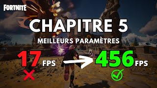 Comment OPTIMISER les PARAMÈTRES GRAPHIQUES de FORTNITE CHAPITRE 5 PC sur WINDOWS 1110 [upl. by Ahsik]