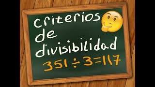 Criterios de divisibilidad  2 3 4 5 6 8 9 10 [upl. by Calisa]