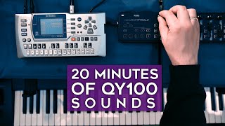 20 minutes of Yamaha QY100 sounds no talking [upl. by Ajat947]