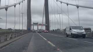 Going through the Saltash Tunnel and over the Tamar Bridge [upl. by Anaitak]