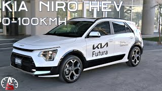 Kia Niro  El híbrido de Kia se renueva con mejor equipo y más seguridad 0100kmh [upl. by Geesey]