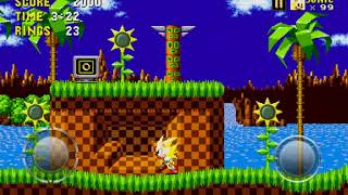 How to get blue super sonic in sonic 1 2 [upl. by Eiralih]