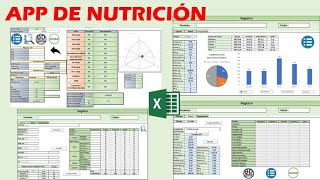 Software de nutrición en Excel videodemostración [upl. by Raji]