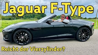 Jaguar FType Cabriolet P300 RoadsterSpaß mit Vierzylinder Test  Review  2022 [upl. by Neelrak10]