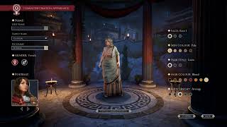 Expeditions Rome  theme in character creating menu [upl. by Kravits]