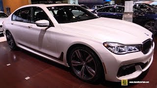 2016 BMW 750i xDrive M Sport  Exterior and Interior Walkaround  2016 Chicago Auto Show [upl. by Gnut739]