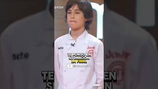 Esto tan raro le ocurrió durante la final de MasterChef Junior 6 a Josetxo  masterchef rtve [upl. by Woo]