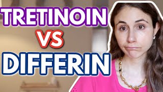 Tretinoin vs Differin  DERMATOLOGIST ANSWERS YOUR SKIN CARE QUESTIONS DrDrayzday [upl. by Ekrub]