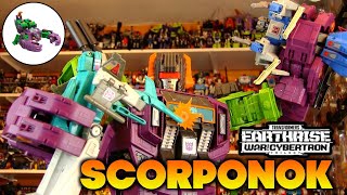 Transformers Earthrise Titan Class Headmaster SCORPONOK 2020 [upl. by Amaj]