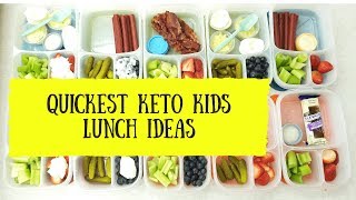 Quickest Keto Kids Lunch Ideas [upl. by Abdul702]