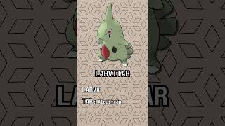 🦖Etimología Pokémon LARVITAR PUPITAR y TYRANITAR🦖 [upl. by Nitsed]