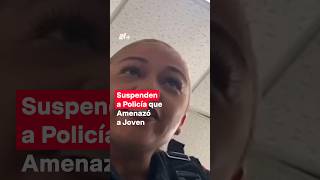 Policía Bancaria es captada amenazando a una persona nmas shorts policia [upl. by Ailedroc]