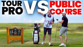 What can a 2x WINNING Tour Pro score on a PUBLIC Golf Course [upl. by Alemaj]