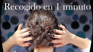 Peinado facil y rapido  Easy messy bun [upl. by Joh441]