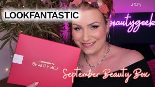 ✨SPOILER✨ EARLY UNBOXING OF LOOKFANTASTIC SEPTEMBER 2024 BEAUTY SUBSCRIPTION BOX [upl. by Trixi]