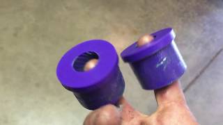 Vanagon Rear Trailing Arm Bushings Replacement without removing brake lines [upl. by Hareemas]