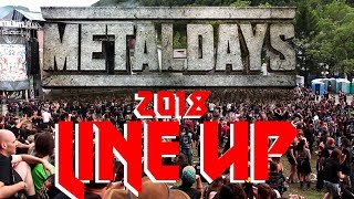 MetalDays 2018 Line up [upl. by Knah977]