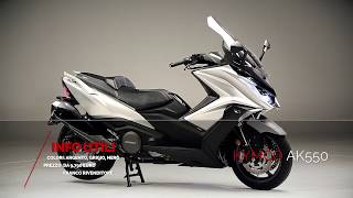 Prova di KYMCO AK 550 ABS  Moto Sprint [upl. by Sarajane]