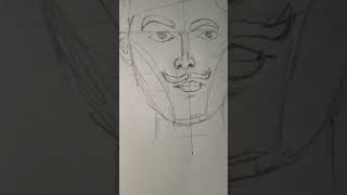 Bhagat Singh drawingpart 1virat 15August [upl. by Llahsram220]