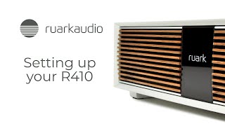 Setting up your R410  Ruark [upl. by Zeuqirdor173]