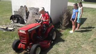 wheel horse c101 pulling [upl. by Akins]