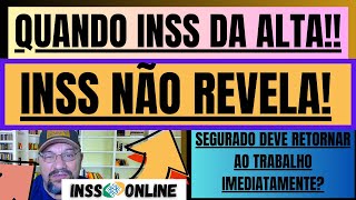 Quando recebe alta do Inss Como funciona o retorno ao trabalho após afastamento INSS Recebe Atraso [upl. by Darla]