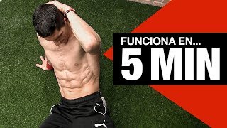 Rutina de ABDOMINALES Para PRINCIPIANTES 5 Minutos [upl. by Ajiram]