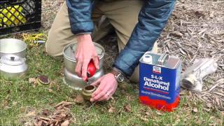 How to Light an Alcohol Stove [upl. by Muslim191]