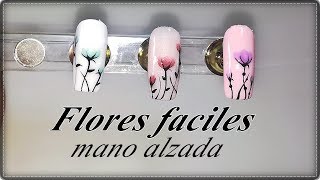 Flores fáciles🌸con esmaltes semipermanentes🌸 Desingnails Tay [upl. by Miyasawa]